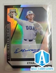 2021 Panini Elite Extra Edition Auto ETHAN MURRAY Brewers RC